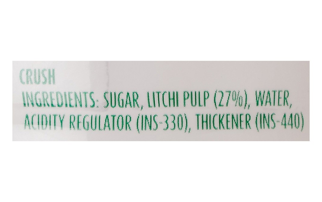 Mapro Litchi Crush    Plastic Bottle  750 millilitre